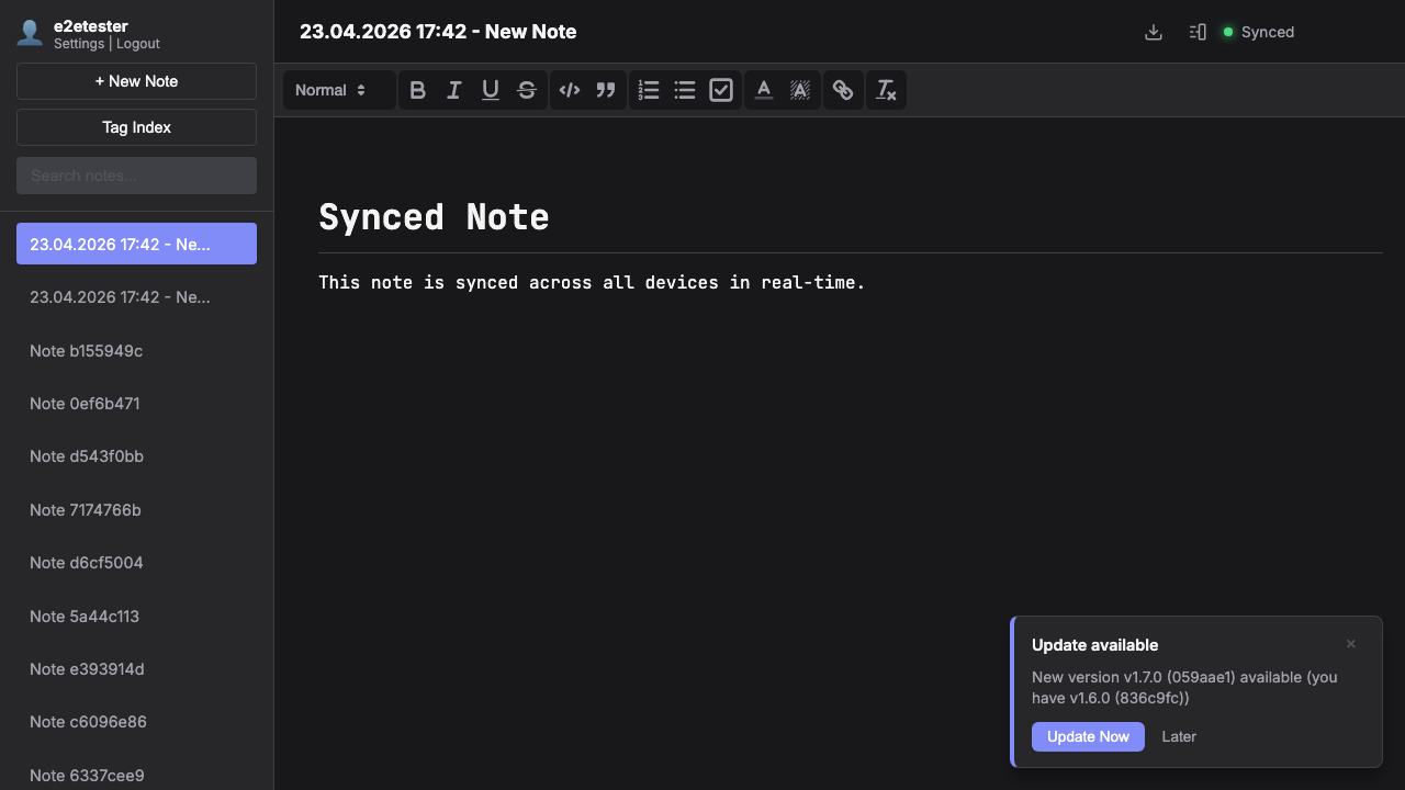 Real-Time Sync